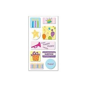  Fx 3 d Motion Stickers 3.5x6.75 Sheet party: Arts 
