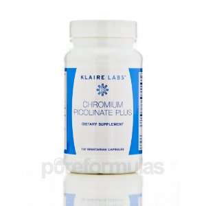  Klaire Labs Chromium Picolinate Plus 100 Vegetarian 