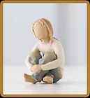 girl artist figurine  