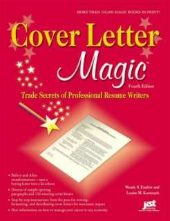   Cover Letter Magic Trade Secrets of Professional 