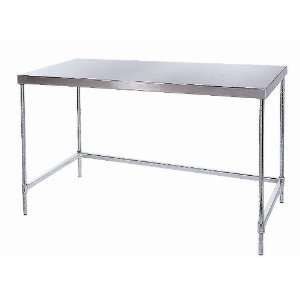 Lyon NF43090 Wire Storage Packing Open Leg Bench, 60 Width x 30 