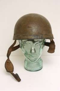Original WWII British Airborne Paratrooper Helmet HSAT BMB 1942 Fibre 