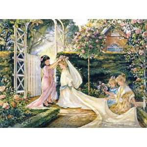  Trisha Romance   Garden Wedding Canvas Giclee: Home 
