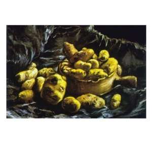  Earthen Bowls by Vincent van Gogh, 24x18