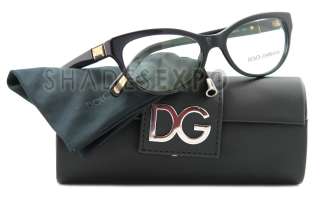   DOLCE&GABBANA D&G DG Eyeglasses DG 3118 BLACK 501 DG3118 AUTH  