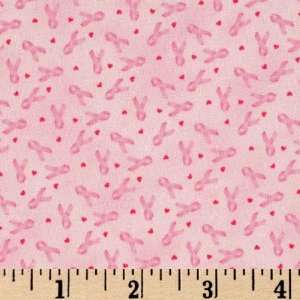  44 Wide Passionately Pink Petite Ribbons Pink Fabric By 