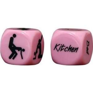 Bundle Passionate Positions Dice and 2 pack of Pink Silicone Lubricant 