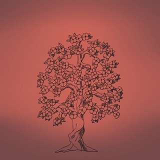 Vinyl Wall Decal Sticker Flowering Tree #652 6ft Tall Size  
