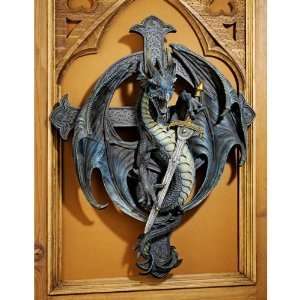  Xoticbrands 18classic Gothic Dragon Sword Wall Sculpture 