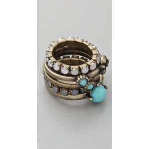 Adia Kibur Multi Stone Stackable Ring Set Jewelry