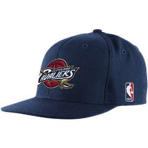 Cleveland Cavaliers Adidas Fitted Logo Hat (Navy) 73/4:  