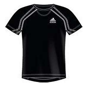  adidas Youth Team TechFit Short Sleeve Top   Black: Sports 