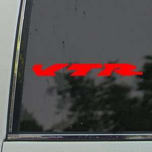  Honda Red Decal VFR3 Truck Bumper Window Vinyl Red Sticker 