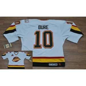  Jerseys Vancouver Canucks #1 Pavel Bure Throwback White Jersey 