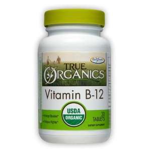  True Organics Vitamin B 12 30 Tabs