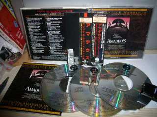 AMADEUS The Complete OST Recording JAPAN 3 CD 6000yen  