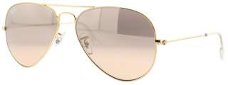 RAY BAN RB 3025 001/3E GOLD DESIGNER UNISEX AVIATOR SUNGLASSES 55mm 