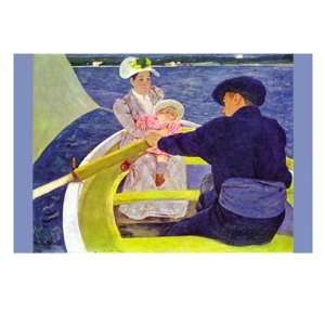  The Boat Travel by Mary Cassatt, 32x24