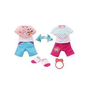 Baby Alive Cute and Cozy Reversible Outfit: Medium (fits Whoopsie Doo 
