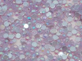1000 Glossy Faceted Pearl Rhinestone 3mm Craft Lavender  