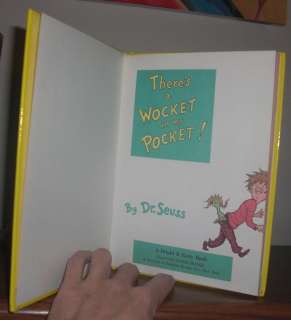 Seuss, Dr. Theodor Geisel THERES A WOCKET IN MY POCKET  