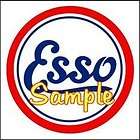 Esso Gas Gasoline Oil 3x3 Sticker Decals
