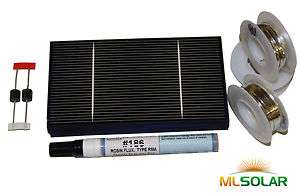 125 WHOLE 3x6 Solar Cell Solar Panel KIT Rough Edge USA  