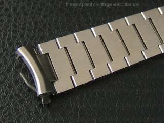 NOS Lenox 17mm Stainless Solid Link Deploy Watch Band  