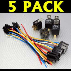 PACK 12V Bosch Style DC 30A/40A Car Auto Relay SPDT  