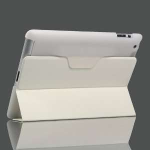 White / Matte Hard Stand Case / Cover / Skin / Shell for Apple iPad 2 