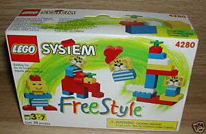 Rare Vintage LEGO System FREE STYLE 4280 NIB 1998 39pcs  