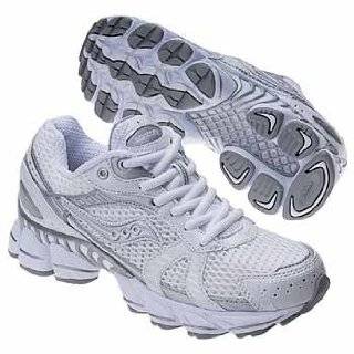   Reviews Saucony Womens Grid Launch Running Shoe White, Silver