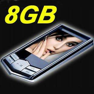 8GB Slim 1.8LCD MP3/MP4 Radio FM Player Vedio+Gift  