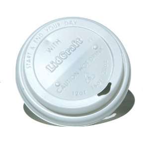   Paper Cup Lids  Universal Size (White):  Kitchen & Dining