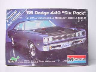 Monogram 69 1969 Dodge 440 Six Pack Model Kit 2215  