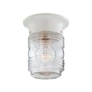  Boston Harbor White Jelly Jar Porch Light HV 66919 WH 