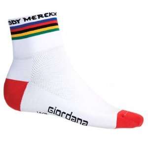   2008 Eddy Merckx Cycling Socks   World Stripes   (GI SOCK TRAD EDDY
