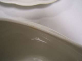 Edwin Knowles Vintage China Gravy Boat w/ underplate  