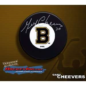  Gerry Cheevers Boston Bruins Autographed/Hand Signed 
