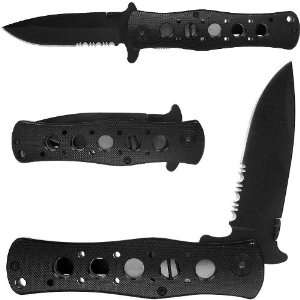  Whetstone 4.5 Inch Black Firm Tactical Pocket Knife