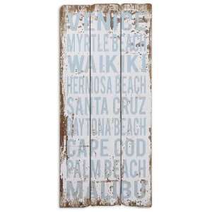  Uttermost 45 City Names Iii Frameless Mounted To Hard 