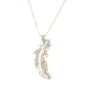  Virgo Zodiac Necklace   Feather (Sterling Silver) Jewelry