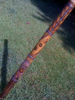 Deluxe Shroom Fire Roasted Handmade Didgeridoo by RiverMan  