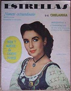 ELIZABETH TAYLOR, 1959 ESTRELLAS Mexican Magazine  