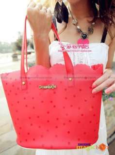 Women Jelly Beach Shopping Shoulder Hand Tote Bag #569  