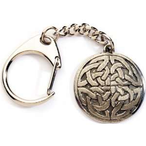  Celtic Round Interlaced Key Ring in Pewter Everything 
