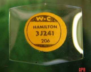 1936 Hamilton Turner Glass Watch Crystal NOS Parts  