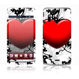  Sony Ericsson Xperia Acro Decal Skin   Floral Heart 