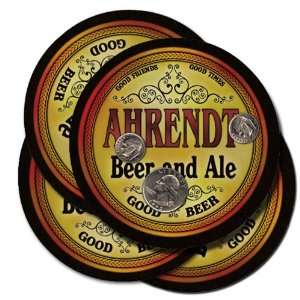  Ahrendt Beer and Ale Coaster Set: Kitchen & Dining