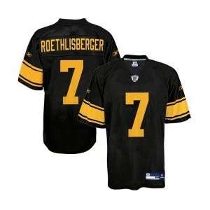 Reebok NFL Equipment Pittsburgh Steelers #7 Ben Roethlisberger Black 